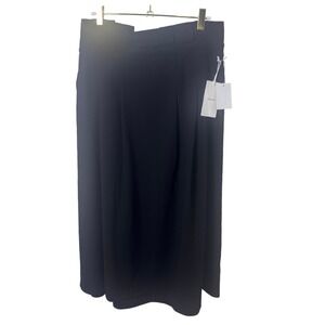 Nordstrom Paper Bag Waist Pleated Midi Skirt NWT Sz M